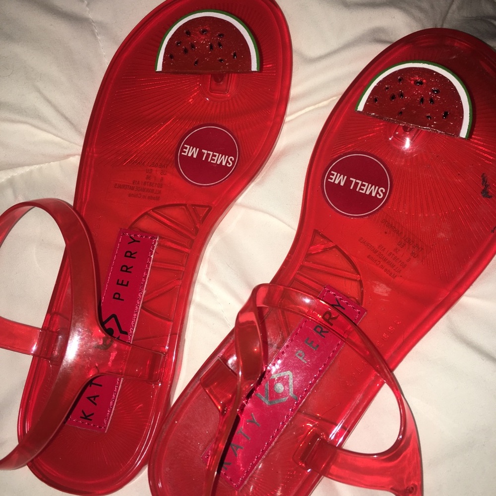 Katy Perry watermelon Geli sandals